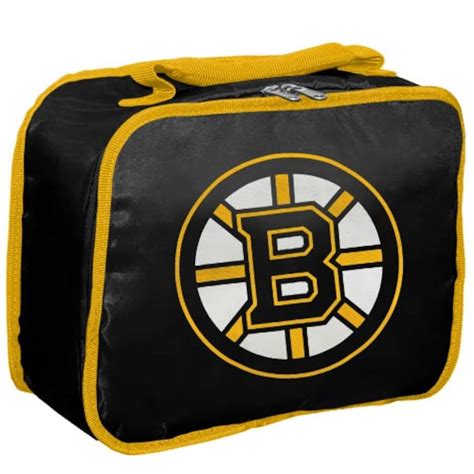 Boston Bruins Sports Metal Lunch Box Black Yellownu 